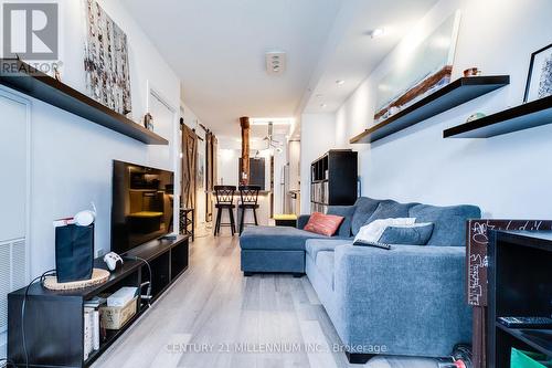 215 - 5240 Dundas Street, Burlington, ON - Indoor Photo Showing Living Room With Fireplace