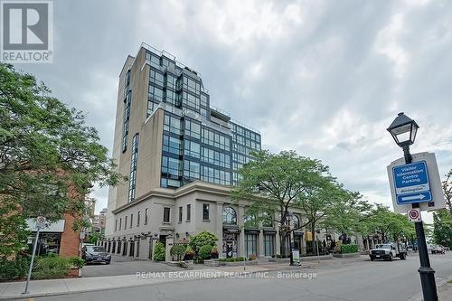 1001 - 415 Locust Street, Burlington, ON - Outdoor With Facade