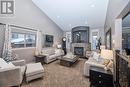 8391 Mullen Court, Niagara Falls (213 - Ascot), ON  - Indoor Photo Showing Living Room With Fireplace 