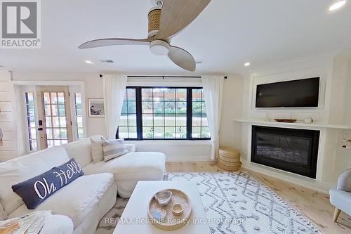 31 Glass Street, Bluewater (Bayfield), ON - Indoor Photo Showing Living Room With Fireplace