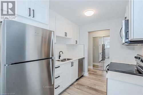 204 - 10 Glenbrook Drive, Guelph (Waverley), ON - Indoor Photo Showing Kitchen With Double Sink With Upgraded Kitchen