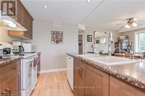 207 - 6492 Gerrie Road, Centre Wellington (Elora/Salem), ON - Indoor Photo Showing Kitchen With Double Sink