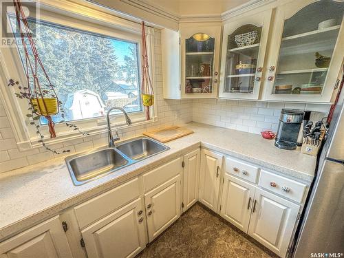 811 Soames Street, Indian Head, SK - Indoor Photo Showing Kitchen With Double Sink