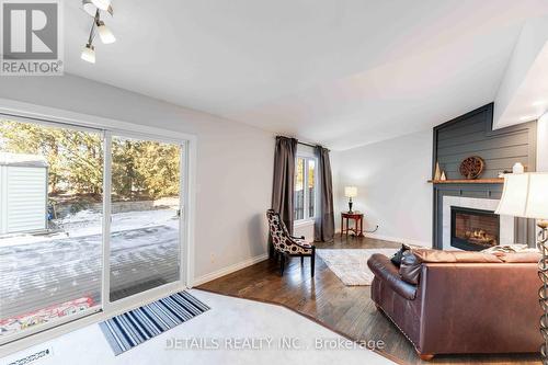 109 Beechfern Drive, Ottawa, ON - Indoor Photo Showing Living Room With Fireplace