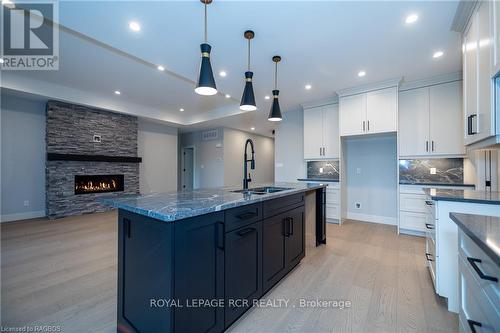 195 Boyd Lake Road, West Grey, ON - Indoor Photo Showing Kitchen With Upgraded Kitchen