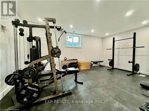 213 Devinwood Ave, Brockton, ON - Indoor Photo Showing Gym Room