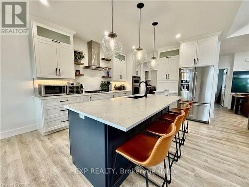 213 Devinwood Ave, Brockton, ON - Indoor Photo Showing Kitchen With Stainless Steel Kitchen With Upgraded Kitchen