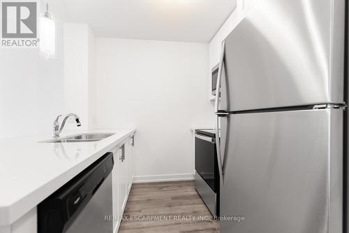 407 - 450 Dundas Street, Hamilton, ON - Indoor Photo Showing Kitchen With Double Sink