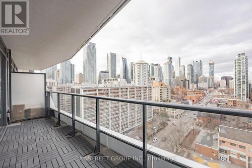 1807 - 85 Wood Street, Toronto, ON - Outdoor With Balcony With View With Exterior