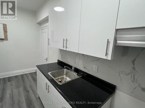 1 - 660 Main Street, Hamilton, ON - Indoor Photo Showing Kitchen With Double Sink