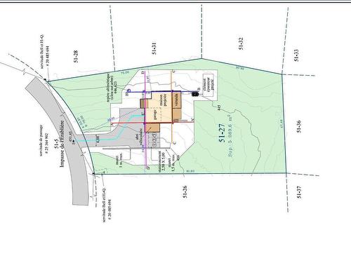 Plan (croquis) - Imp. De L'Érablière, Sainte-Agathe-Des-Monts, QC 