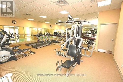 1615 - 335 Rathburn Road W, Mississauga, ON - Indoor Photo Showing Gym Room