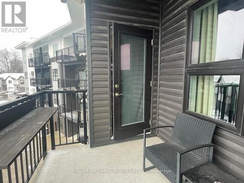 310 - 110 Fergus Avenue, Kitchener, ON - Outdoor With Balcony With Exterior