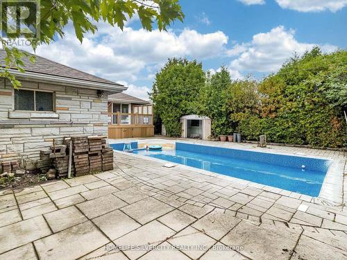 47 Alderney Avenue, Hamilton, ON - Outdoor With In Ground Pool With Deck Patio Veranda