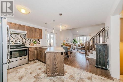 205 Eden Oak Trail, Kitchener, ON - Indoor Photo Showing Kitchen With Upgraded Kitchen