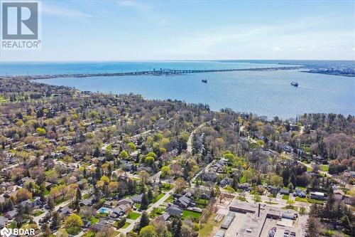 Drone / aerial view featuring a water view - 1141 Cooke Boulevard Unit# 416, Burlington, ON - Outdoor With Body Of Water With View