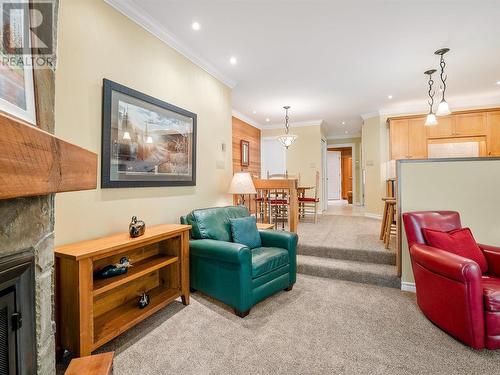 2 4510 Blackcomb Way, Whistler, BC - Indoor Photo Showing Living Room With Fireplace