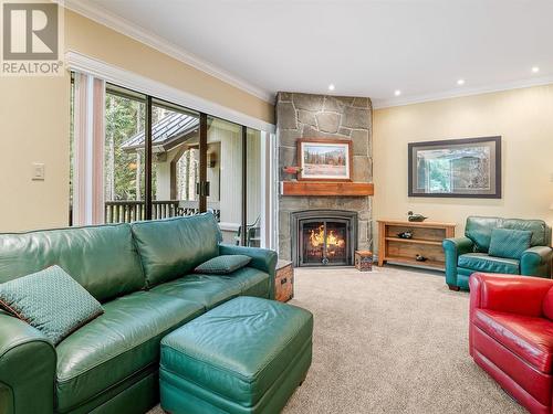 2 4510 Blackcomb Way, Whistler, BC - Indoor Photo Showing Living Room With Fireplace