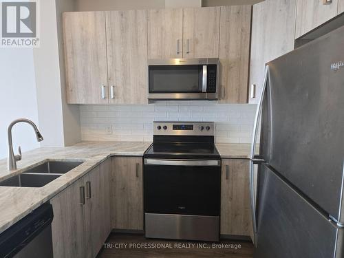 1710 - 104 Garment Street, Kitchener, ON - Indoor Photo Showing Kitchen With Double Sink With Upgraded Kitchen