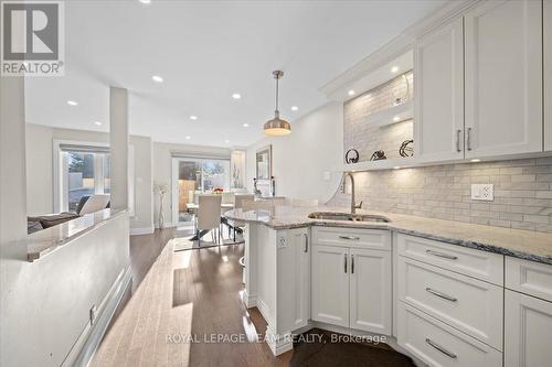 1 Peterson Place, Ottawa, ON - Indoor Photo Showing Kitchen With Double Sink With Upgraded Kitchen