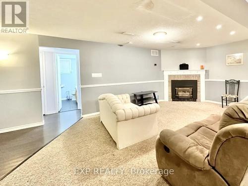 Bsmt - 52 Waywell Street N, Whitby, ON - Indoor With Fireplace