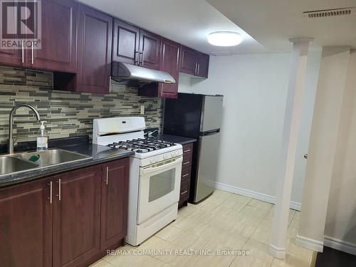 Bsmt - 14 Condarcuri Crescent, Markham, ON - Indoor Photo Showing Kitchen With Double Sink