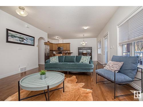 #127 89 Rue Monette, Beaumont, AB - Indoor Photo Showing Living Room