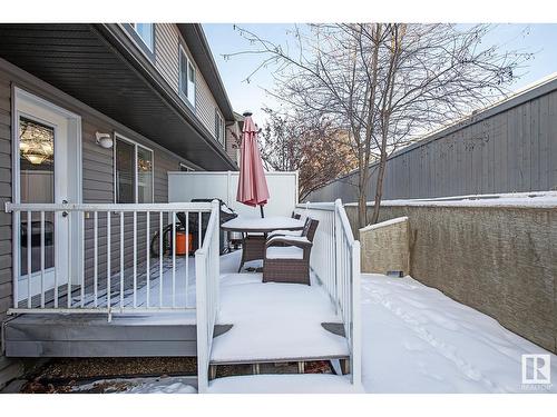 #127 89 Rue Monette, Beaumont, AB - Outdoor With Deck Patio Veranda With Exterior