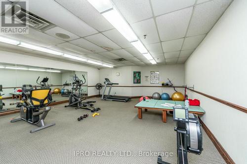 1204 - 320 Mill Street S, Brampton, ON - Indoor Photo Showing Gym Room