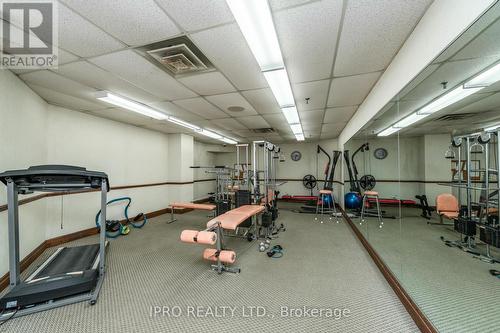 1204 - 320 Mill Street S, Brampton, ON - Indoor Photo Showing Gym Room