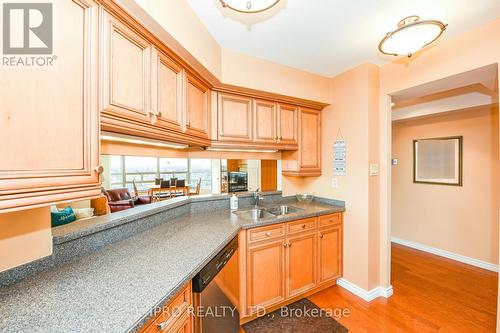 1204 - 320 Mill Street S, Brampton, ON - Indoor Photo Showing Kitchen With Double Sink