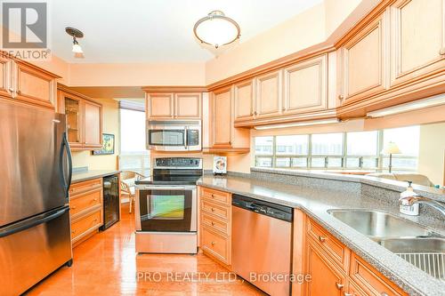 1204 - 320 Mill Street S, Brampton, ON - Indoor Photo Showing Kitchen With Double Sink