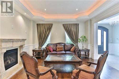 82 Proctor Avenue, Markham, ON - Indoor Photo Showing Living Room With Fireplace