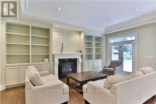 82 Proctor Avenue, Markham, ON - Indoor Photo Showing Living Room With Fireplace