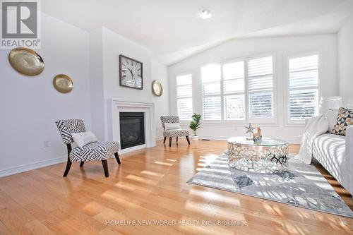 25 Saddlebrook Drive, Markham, ON - Indoor Photo Showing Living Room With Fireplace