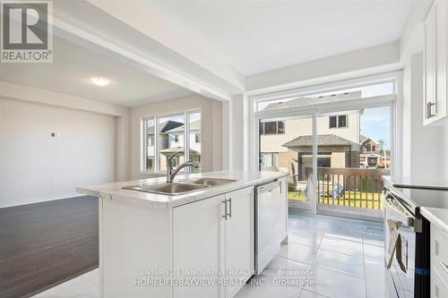 Upper - 137 Terry Fox Drive W, Barrie, ON - Indoor Photo Showing Kitchen With Double Sink