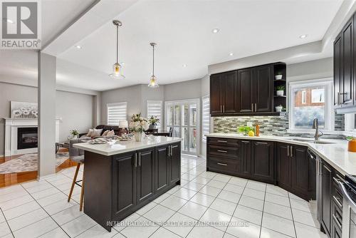 23 Morden Crescent, Ajax, ON - Indoor Photo Showing Kitchen With Double Sink With Upgraded Kitchen