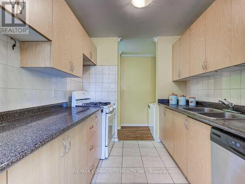 Upper - 12 Moonbeam Grove, Toronto, ON - Indoor Photo Showing Kitchen With Double Sink