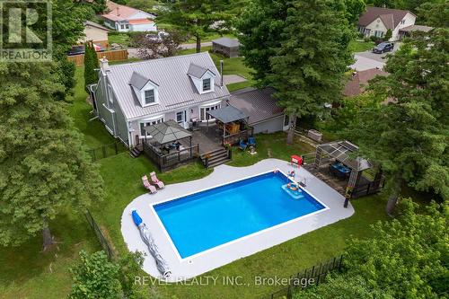 77 Bond Street E, Kawartha Lakes (Fenelon Falls), ON - Outdoor With In Ground Pool With Deck Patio Veranda