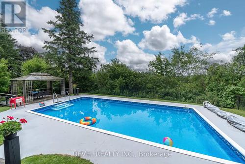 77 Bond Street E, Kawartha Lakes (Fenelon Falls), ON - Outdoor With In Ground Pool