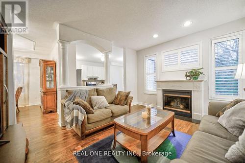 41 Timbercreek Court, Toronto, ON - Indoor Photo Showing Living Room With Fireplace