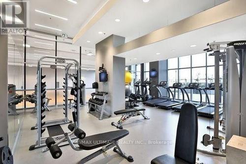 1602 - 2087 Fairview Street, Burlington, ON - Indoor Photo Showing Gym Room