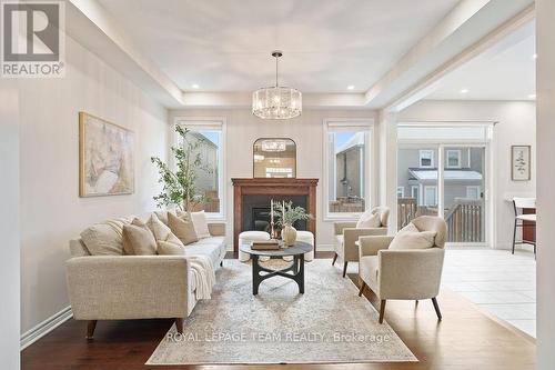 106 Pinelock Street, Ottawa, ON - Indoor Photo Showing Living Room With Fireplace