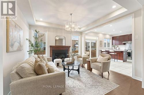 106 Pinelock Street, Ottawa, ON - Indoor Photo Showing Living Room With Fireplace