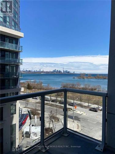 409 - 65 Annie Craig Drive, Toronto, ON - Outdoor With Body Of Water With Balcony With View