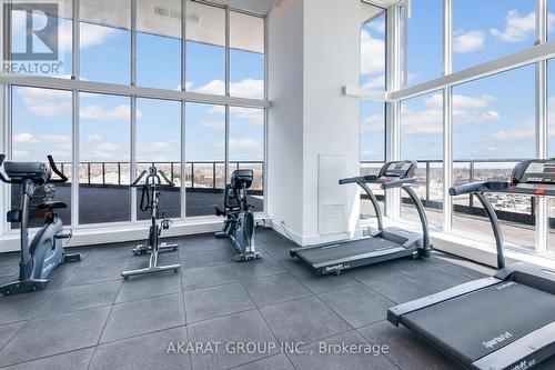 1202 - 297 Oak Walk Drive, Oakville, ON - Indoor Photo Showing Gym Room