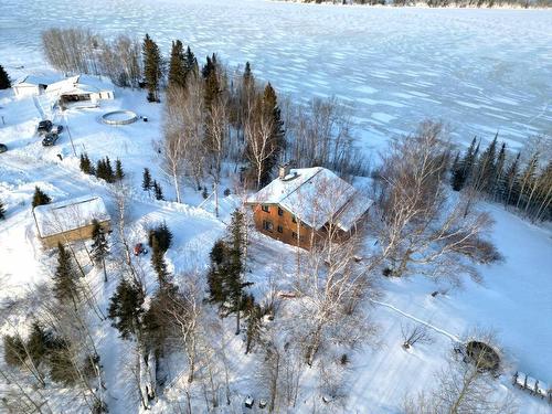 Aerial photo - 171 Ch. Gagnon, Saint-Mathieu-D'Harricana, QC - Outdoor With Body Of Water With View