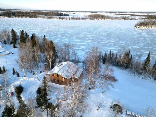 Aerial photo - 171 Ch. Gagnon, Saint-Mathieu-D'Harricana, QC - Outdoor With Body Of Water With View