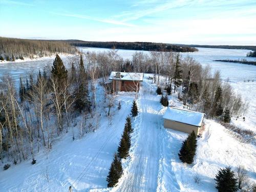 Aerial photo - 171 Ch. Gagnon, Saint-Mathieu-D'Harricana, QC - Outdoor With Body Of Water With View