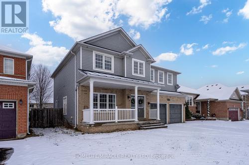 30 Gold Park Gate, Essa, ON - Outdoor With Deck Patio Veranda With Facade